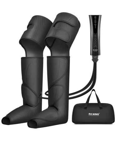 FIT KING Foot and Leg Massager for Circulation and Relaxation with Hand-held Controller 3 Modes 3 Intensities FT-012A