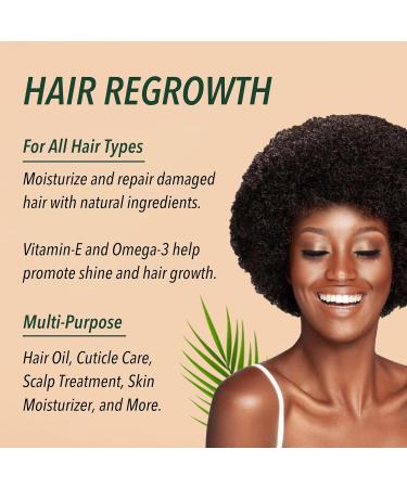 4 oz Pure Organic Batana Oil for Hair Growth & Skin Wellness | Nourishing Treatment from Honduras | Natural Shine & Moisturizing for Men & Women - Buy Online on GoSupps.com