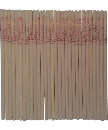 Buy 30 Ear Candles - Natural Beeswax & Cotton - 15 Pairs - Hopi Candy - Smell Neutral with Burn-Off Marking - International Shipping Available - Buy Online on GoSupps.com
