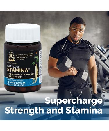 Cheong Kwan Jang Koreselect Stamina - 30 Veggie Capsules for Energy & Vitality - Buy Online on GoSupps.com