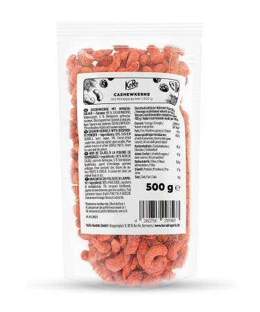KoRo - Cashew nuts with raspberry powder 500 g