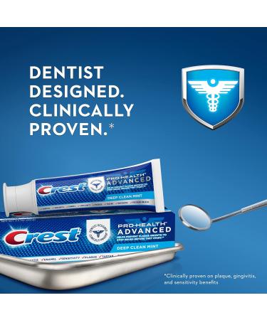 Crest Pro Health Advanced Deep Clean Toothpaste Mint 5.1 oz - Pack of 3 | New Version - Buy Online on GoSupps.com