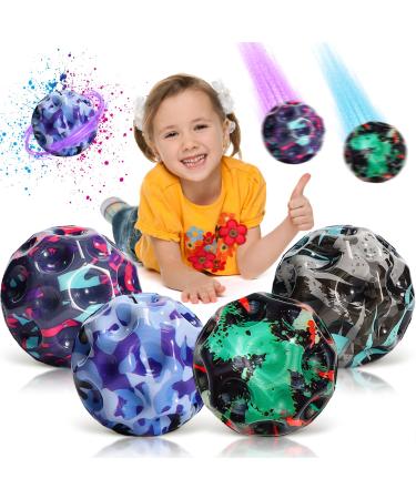 Enaiah 4 pieces astro jump ball bounce ball high jumping rubber ball ball that comes back moonball make a slurry noise bounce hole ball moonball lava ball for children outdoors - Buy Online on GoSupps.com
