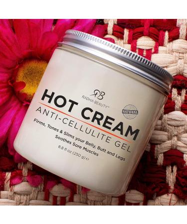 Radha Beauty Hot Cream - 100% Natural Thermogenic Sweat Enhancer for Deep Tissue Muscle Relaxation - Men and Women - Buy Online on GoSupps.com