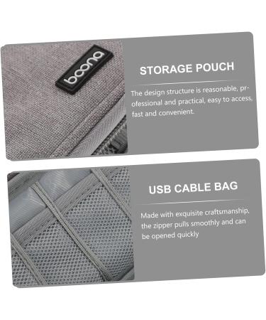 U Disk u Shield Storage Ba Charger Organizer Dsl Cable Earphone Pouch Wire Case for Cables Data Cable Storage Bag Headphone Cases Charger Bag USB Travel Oxford Cloth Storage Box - Buy Online on GoSupps.com
