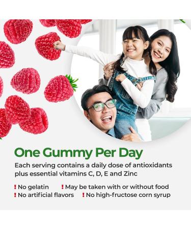 FeelGood Superfoods Astaxanthin Gummies 6mg Skin & Eye Health Berry Flavor Vegan & Non-GMO 60 Count - Buy Online on GoSupps.com