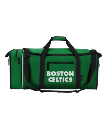 Officially Licensed NBA "Steal" Duffle Bag, Multi Color, 11" x 28" x 12" Boston Celtics 28" x 11" x 12" Steal