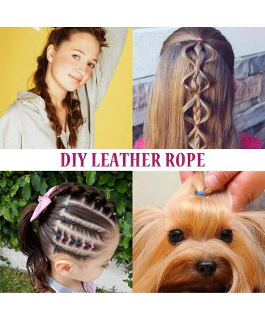 760Pcs Mini Color Elastic Hair Ties Set with Hair Elastic Bands Remover and Tie Cutter - Rubber Hair Band Remover for Girls and Women - 762 Piece Set - Buy Online on GoSupps.com