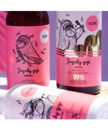 Yope Goji berries and cherries shower gel 400 ml - Buy Online on GoSupps.com