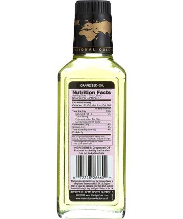 International Collection Grapeseed Oil 8.45 oz - Pack of 6 | High-Quality Cooking Oil - Buy Online on GoSupps.com