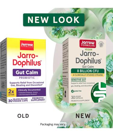 Jarrow Formulas Jarro-Dophilus Gut Calm - 30 Veggie Caps for Digestive Support - Buy Online on GoSupps.com