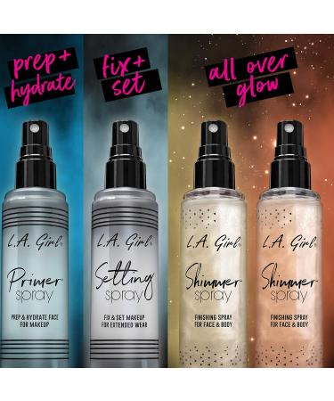 L.A. Girl Shimmer Spray 2.7 Fl Oz Gold 2.7 Fl Oz (Pack of 1) - Buy Online on GoSupps.com