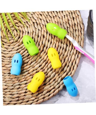 Homsfou 12-Pack Green Toothbrush Caps - Protective Travel Cover & Holder for Outdoor Use - Buy Online on GoSupps.com