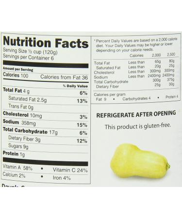 Dave's Gourmet Butternut Squash Pasta Sauce 25.5 oz - 1.59 lb | Standard Packaging - Buy Online on GoSupps.com