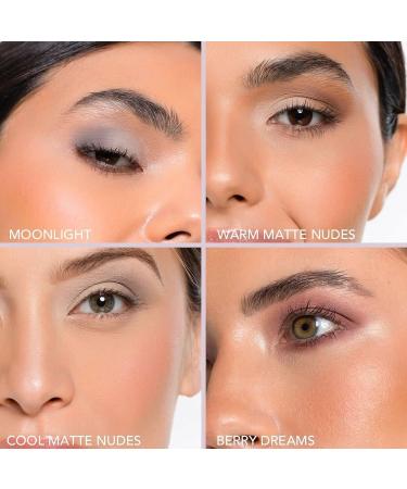 Blend-By-Numbers Palette Kit by Trio Beauty | Versatile Eyeshadow Palette for All Skin Tones | Includes Brush Set | Perfect Travel Companion | Easy-to-Use Nude Shades | Moonlight Glam - Buy Online on GoSupps.com