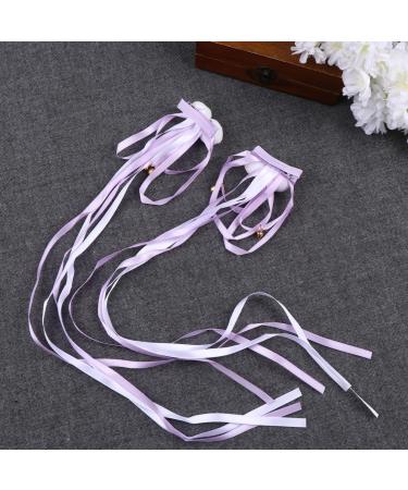 TOYANDONA 2 Pairs Styling Hair Clips Purple Hair Accessories Hair Jewels for Women Tassel Hair Clips Ribbon Hair Ties Hair Clips for Kids Barrettes for Girls Decor Girl Child Walk Kimono - Buy Online on GoSupps.com