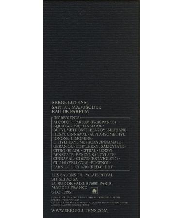 Serge Lutens Eau de Parfum Spray for Men Santal Majuscule 1.7 Ounce - Buy Online on GoSupps.com