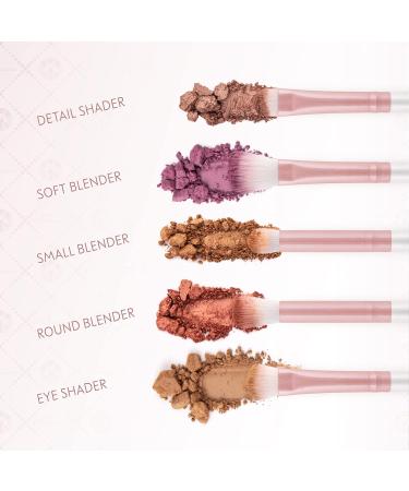 Shop Luvia Vegan Makeup Brush Set - Prime Pro Candy & Essential Eye Brushes Bundle for Perfect Blends - Buy Online on GoSupps.com