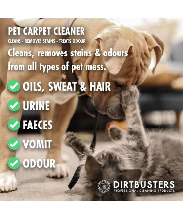 5L Dirtbusters Pet Carpet Cleaner: Blackberry & Fig Urine Odour & Stain Shampoo - Buy Online on GoSupps.com