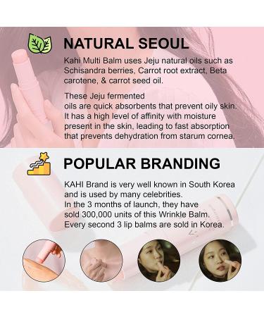 KAHI Seoul Wrinkle Bounce Multi Balm with Jeju Oil - Korean Skincare, 9g - Buy Online on GoSupps.com