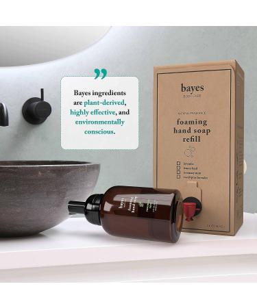 Plant-Derived Foaming Hand Soap - USDA Certified Biobased - Eucalyptus Lavender Scent - 12oz - Buy Online on GoSupps.com