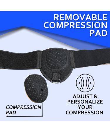 Buy Adjustable Hernia Belts for Men | Left/Right Side Support | Pre/Post Surgery Relief | XL Sizes Available - Buy Online on GoSupps.com