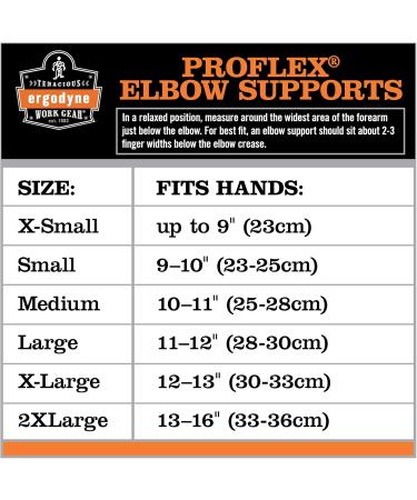 Ergodyne ProFlex 655 Neoprene Elbow Sleeve with Strap - Medium Size Black | International Shipping Available - Buy Online on GoSupps.com