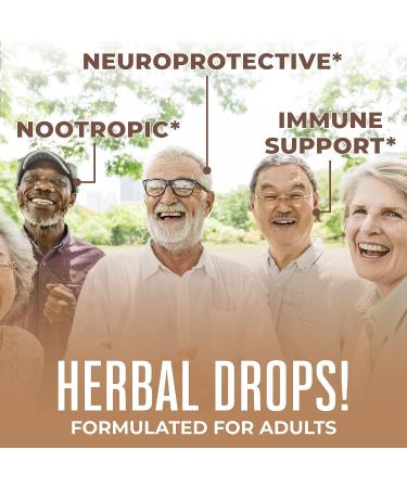 MaryRuth's USDA Organic Mushroom Complex Liquid Drops | Immune Support, Cognitive Function, & Stress Relief | Non-GMO, Vegan, Alcohol-Free Tincture - 1oz - Buy Online on GoSupps.com