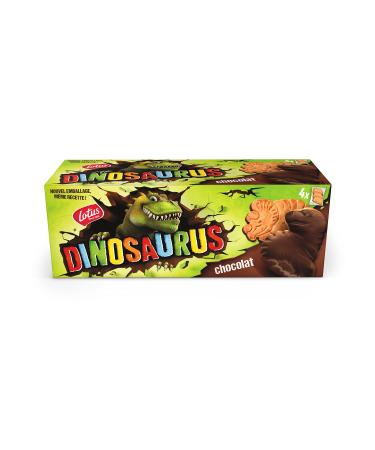 Lotus Dinosaurus au Chocolat, 225 g - Lot de 8