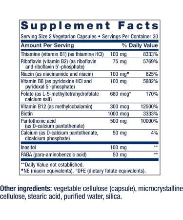 Life Extension BioActive Complete B-Complex - 60 Vegetarian Capsules for Energy & Wellness - Buy Online on GoSupps.com