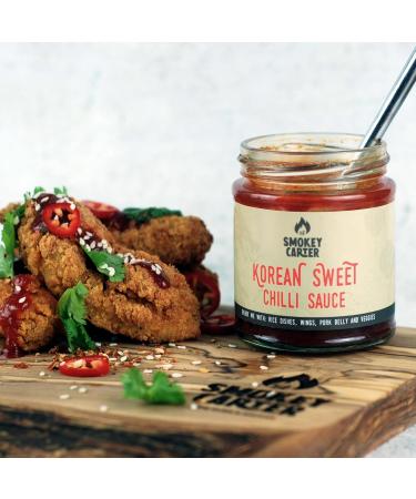 Korean Sweet Chilli Sauce | The Smokey Carter | Sweet Chilli Dipping Sauce with a Korean kick | Sweet chilli dipping sauce/glaze with grapefruit juice gochujang sesame soy miso & confit garlic. - Buy Online on GoSupps.com