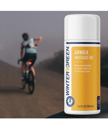 Wintergreen Arnica Massage Oil 500ml - Soothing Pain Relief | International Shipping - Buy Online on GoSupps.com