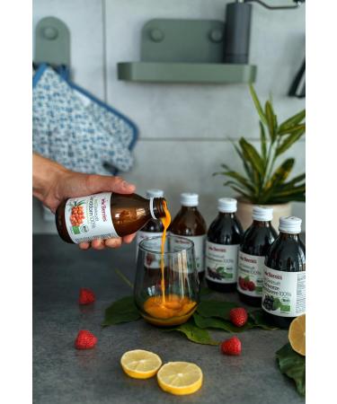 Organic Cold-Pressed Sanddorn Juice - 250ml | Vegan & Preservative-Free | Berries Polska - Buy Online on GoSupps.com