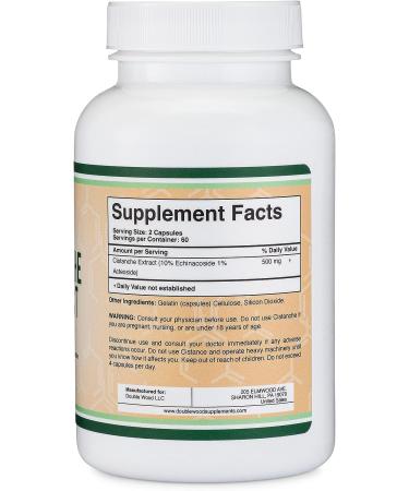 Cistanche Tubulosa Extract 500mg Per Serving (120 Capsules) Cistanche Testosterone Supplement for Men (Standardized to Contain Echinacosides and Acteosides) Non-GMO  Gluten Free by Double Wood - Buy Online on GoSupps.com