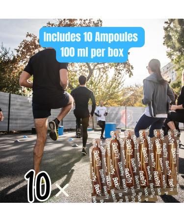 BedoTry 50 000 Liquid Vitamin B-Complex Supplement Bedotry Vitaminas Complejo B Ampolletas 10 Ampoules (3.4 fl oz) with Choline Supports Energy Metabolism & Nerve Health - Buy Online on GoSupps.com