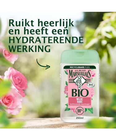 JOHNSON JOHNSON Le Petit Marseillais refreshing organic shower gel with organic wild rose organically certified formula and dermatologically tested 250 ml - Buy Online on GoSupps.com