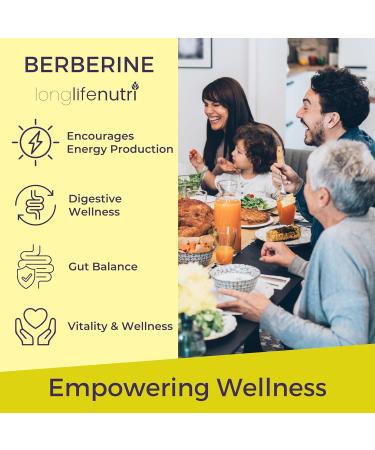 LongLifeNutri Benfotiamine 300 mg & Berberine HCl 500 mg Bundle - 180 Vegan Capsules Each 6 Month Supply Fat-Soluble B1 and Botanical Alkaloid Non-GMO GMP Certified Made in USA - Buy Online on GoSupps.com