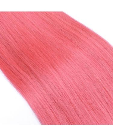 Premium Keratin Bonding Pink Hair Extensions - 40cm U-Tip 25 Strands 100% Real Human Hair - Novon Hair Extensions - Buy Online on GoSupps.com