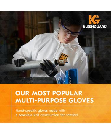 KLEENGUARD G40 Polyurethane Coated Gloves (13840), Size 10 (XL), High Dexterity, Black, 12 Pairs / Bag, 5 Bags / Case, 60 Pairs - Buy Online on GoSupps.com