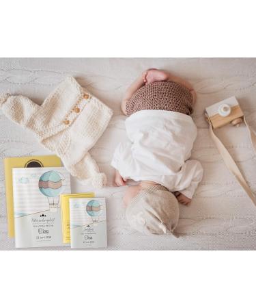 OLGS U-Book & Vaccination Pass Cover Set | Personalized 3-Part Hot Air Balloon Design | Ideal Gift for Transport & Examination Needs - Buy Online on GoSupps.com