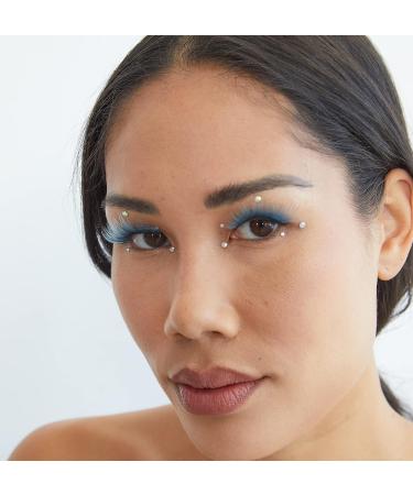 PaintLab Synthetic Lashes - Lightweight Reusable False Eyelashes for Kids, Teens, and Women - Natural Look Extension Strip - Baby Blue (1 Pair) - Buy Online on GoSupps.com