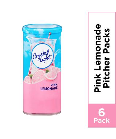 Crystal Light Pink Lemonade Powdered Drink Mix - 6 Count Packets | Sugar-Free & Naturally Flavored - Buy Online on GoSupps.com