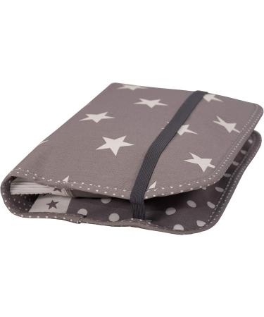 ULLENBOOM Diaper Pocket for On-the-Go | EU-Made Diaper Bag for 3 Diapers & Accessories | Casual Gray Stars 18x27 cm - Buy Online on GoSupps.com