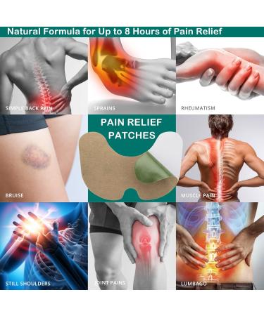 Natural Self-Heating Pain Relief Patch - 26 Pcs for Neck Knees Muscles & Joints - Buy Online on GoSupps.com