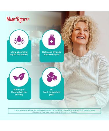 MaryRuth Organics Sea Moss with Spirulina and Chlorella Liposomal | Chlorophyll | Dandelion Root | Superfood | Ultra Absorption | Vegan | Non-GMO | Gluten Free | 7.6 fl oz | 15 Servings - Buy Online on GoSupps.com