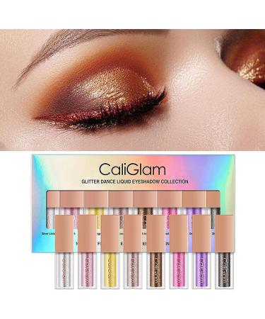 Xiaoyaoyou Liquid Glitter Eyeshadow Set Glitter Eye Shadow Makeup Kit Long Lasting Metal Glitter Eyeshadow for All Makeup People Useful - Buy Online on GoSupps.com