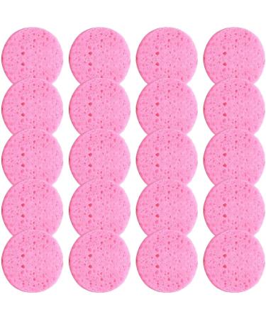 Fellflying Face Sponges for Cleansing - Wood Pulp Cotton Sponge Face Pads - Cosmetic Spa Sponges Cellulose Facial Sponges for Fase Washing Makeup Removal 20 Pieces - Buy Online on GoSupps.com