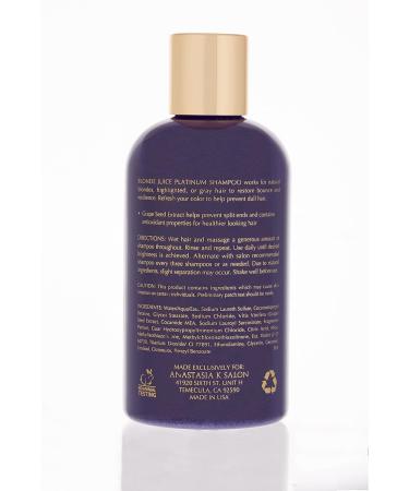 Buy Powerful Purple Shampoo - Tone Brassiness & Brighten Blondes | Color Treated Silver & Grey Hair | Alcohol & Paraben Free | Cruelty-Free | Made in USA - Buy Online on GoSupps.com