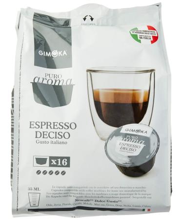 Gimoka Gimoka Puro Aroma Deciso 16 Compatible Capsules for Dolce Gusto