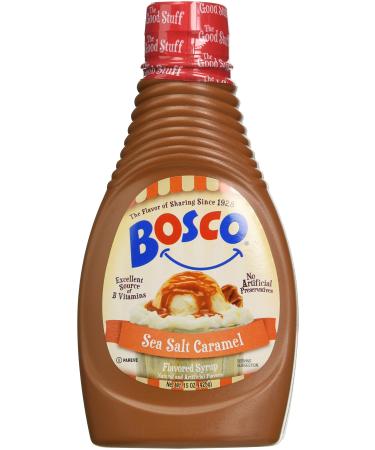 Bosco Syrup Sea Salt Caramel 15 Ounce (Pack of 6)